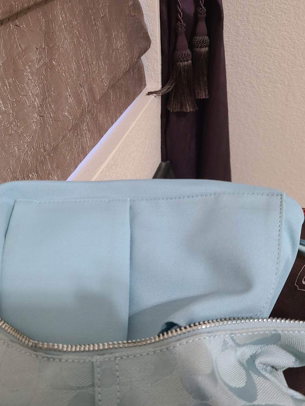 Coach Vintage Hampton Aqua Blue Signature Bag- J6823 - Picture 4 of 14